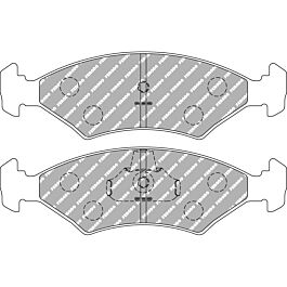 Image of Ferodo - Brake pad set - FCP1081R - DS3000