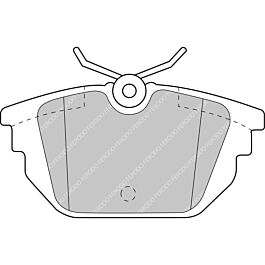 Image of Ferodo - Brake pad set - FCP1113R - DS3000