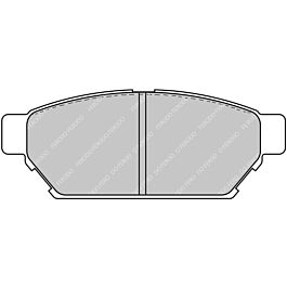 Image of Ferodo - Brake pad set - FCP1283R - DS3000