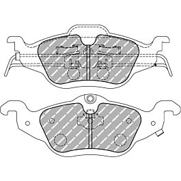 Image of Ferodo - Brake pad set - FCP1293H - DS2500