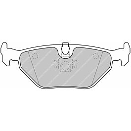 Image of Ferodo - Brake pad set - FCP1301R - DS3000