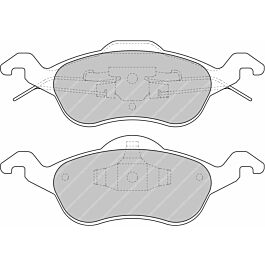 Image of Ferodo - Brake pad set - FCP1318R - DS3000