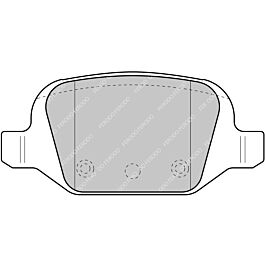 Image of Ferodo - Remblokken set - FCP1324H - DS2500