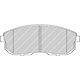 Image of Ferodo - Brake pad set - FCP1430H - DS2500