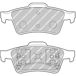 Image of Ferodo - Remblokken set - FCP1540H - DS2500
