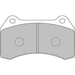 Image of Ferodo - Brake pad set - FRP3105R - DS3000