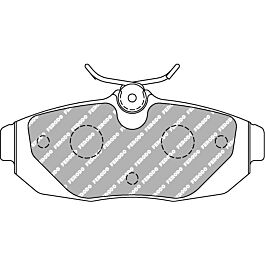 Image of Ferodo - Brake pad set - FRP3130W - DS1.11