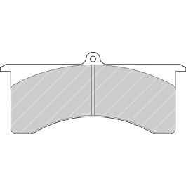 Image of Ferodo - Brake pad set - FRP503G - DS3.12