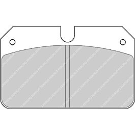 Image of Ferodo - Brake pad set - FRP504H - DS2500