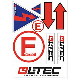 Image of Sticker set Hoofdstroom + blusser sticker set LTEC
