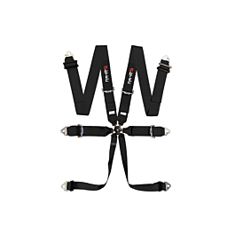 Image of FIA 6 PUNTS GORDEL 3 INCH ZWART