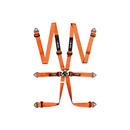 Image of LTEC FIA 6 PUNTS ENDURANCE GORDEL ALUMINIUM ORANJE
