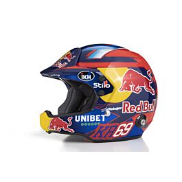Image of Mini Helmet - Kalle Rovanpera - Toyota Gazoo Racing 2023