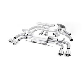 Image of Milltek - SSXAR006 - Cat-back
