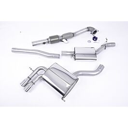 Milltek - SSXAU044 - Turbo-back including Hi-Flow Sports Cat