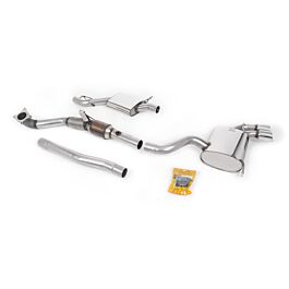 Milltek - SSXAU127 - Turbo-back including Hi-Flow Sports Cat