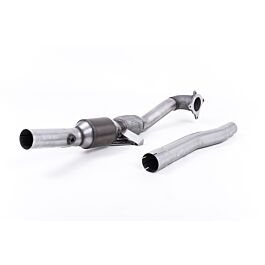 Milltek - SSXAU348 - Large Bore Downpipe and Hi-Flow Sports Cat
