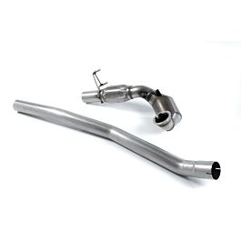 Milltek - SSXAU423 - Large Bore Downpipe and Hi-Flow Sports Cat