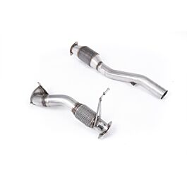 Milltek - SSXAU431 - Large Bore Downpipe and Hi-Flow Sports Cat