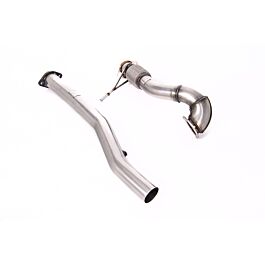 Milltek - SSXAU432 - Large-bore Downpipe and De-cat