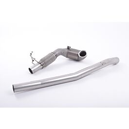 Milltek - SSXAU583 - Large Bore Downpipe and Hi-Flow Sports Cat