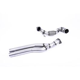 Image of Milltek - SSXAU727 - Large-bore Downpipe and De-cat