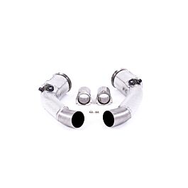 Image of Milltek - SSXAU908 - Large-bore Downpipes and Cat Bypass Pipes
