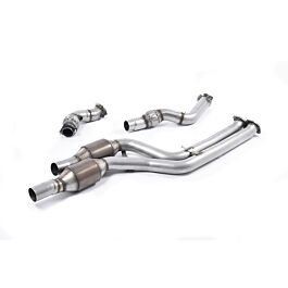 Milltek - SSXBM1030 - Large Bore Downpipes and Hi-Flow Sports Cats