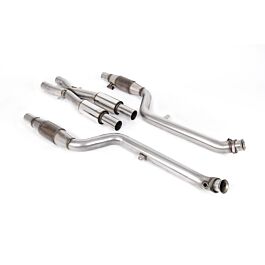Milltek - SSXBM1038 - Hi-Flow Sports Cat and Downpipe
