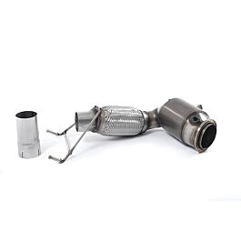 Image of Milltek  Large Bore Downpipe and Hi-Flow Sports Cat  SSXM421