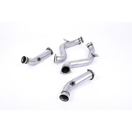 Image of Milltek - SSXMZ119 - Large-bore Downpipes and Cat Bypass Pipes