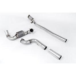 Image of Milltek - SSXMZ151 - Large Bore Downpipe and Hi-Flow Sports Cat
