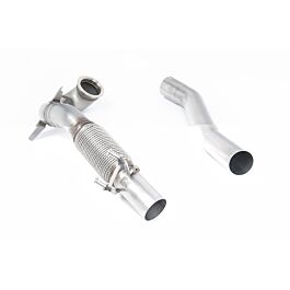 Milltek - SSXVW262 - Large-bore Downpipe and De-cat