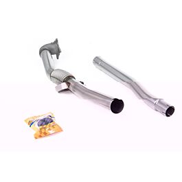Image of Milltek - SSXVW391 - Large-bore Downpipe and De-cat