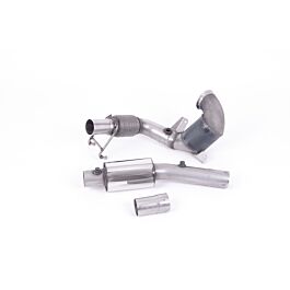 Image of Milltek - SSXVW553 - Hi-Flow Sports Cat and Downpipe