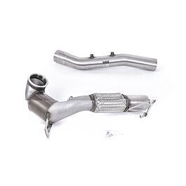 Image of Milltek - SSXVW683 - Large Bore Downpipe and Hi-Flow Sports Cat