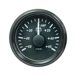 Image of VDO SingleViu  Ampu00e8remeter 60A Zwart  52mm