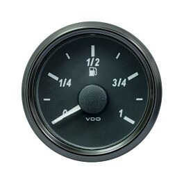 Image of VDO SingleViu Brandstofniveau 90-0.5 Ohm* Zwart 52mm (Buis)