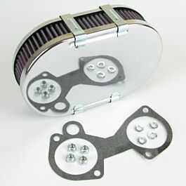 Image of AFB300 Chroom DHLA/DCOE luchtfilter 45mm