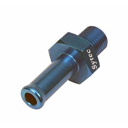 Image of Aluminium brandstofverbinder M10x1- 8mm slangpilaar(Blauw)