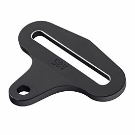 Image of Grayston - Aluminium Anchor Plate Black 75MM
