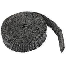 Image of Uitlaat Isolatieband / Heat Wrap 2,5cm X 7,5m Zwart