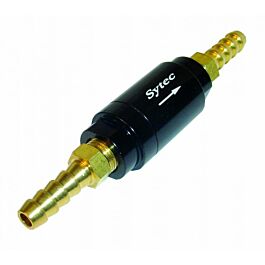 Image of Sytec u00e9u00e9nrichtingsklep met 6 mm push-on aansluitingen