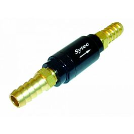 Image of Sytec u00e9u00e9nrichtingsklep met 10 mm push-on aansluitingen