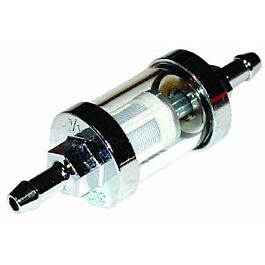 Image of Pro-Fuel (reinigbaar) Korte Brandstof Filter 6mm slangaansluiting