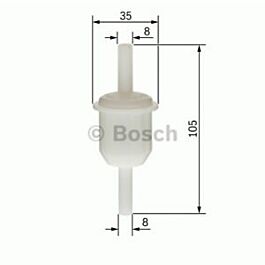 Bosch F0119 Benzinfilter für Autos - scheidet Partikel vom Bosch F0119 Benzinfilter für Autos - scheidet Partikel vom