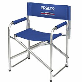 Image of Sparco Martini Racing Folding Alloy Paddock Chair