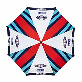 Image of Sparco Martini Racing Umbrella With Wooden Handle