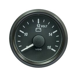 Image of VDO SingleViu Voltmeter 8-16V Zwart 52mm