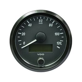 Image of VDO SingleViu Snelheidsmeter 120 Km/h Zwart 80mm